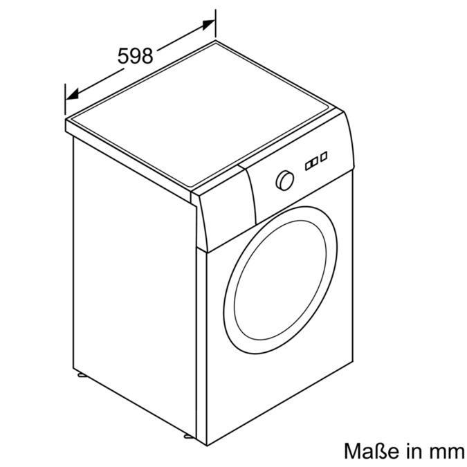 Serie | 6 Waschmaschine, Frontloader 7 kg 1400 U/min. WAT28320 WAT28320-3