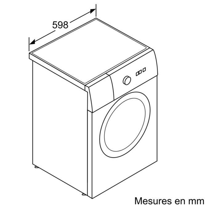 Serie | 6 washing machine, front loader 8 kg 1400 rpm WAT28492FG WAT28492FG-2