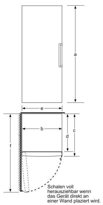 Serie | 4 Freistehender Kühlschrank weiß KSV29VW30 KSV29VW30-6