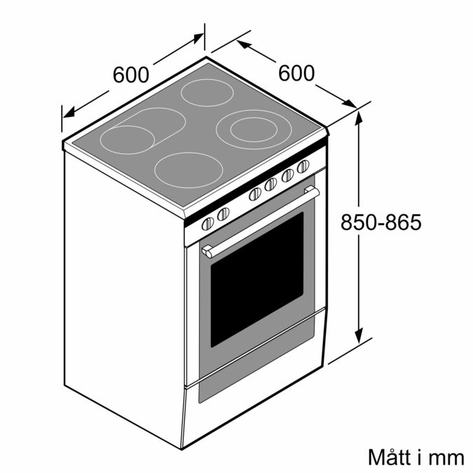 Serie 6 Spis Rostfritt stål HKS59F150W HKS59F150W-7