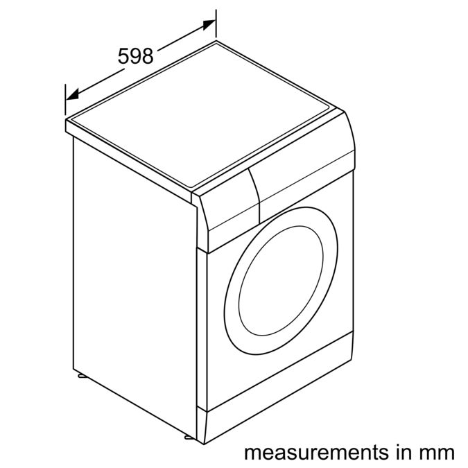 Washer dryer 7 kg 1400 rpm WVH28421GB WVH28421GB-2