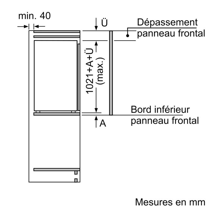 Serie | 6 réfrigérateur intégrable 102.5 x 56 cm KIR31AF30 KIR31AF30-5