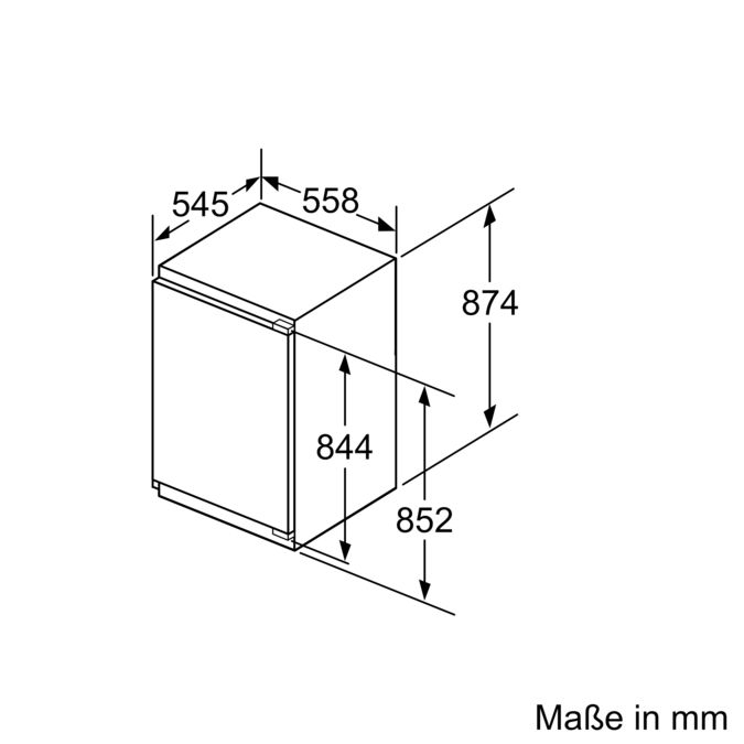 Serie | 6 Einbau-Kühlschrank mit Gefrierfach 88 x 56 cm KIL22AF30 KIL22AF30-12