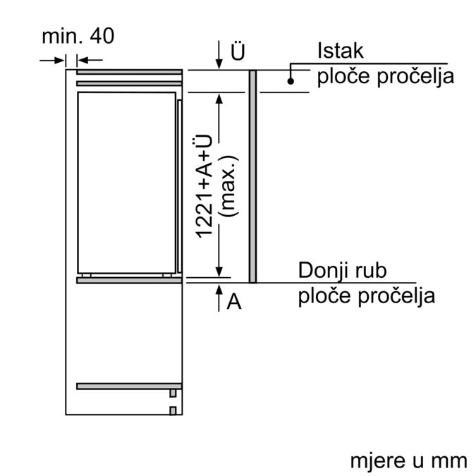 Serie | 6 Ugradbeni hladnjak 122.5 x 56 cm KIR41AF30 KIR41AF30-5