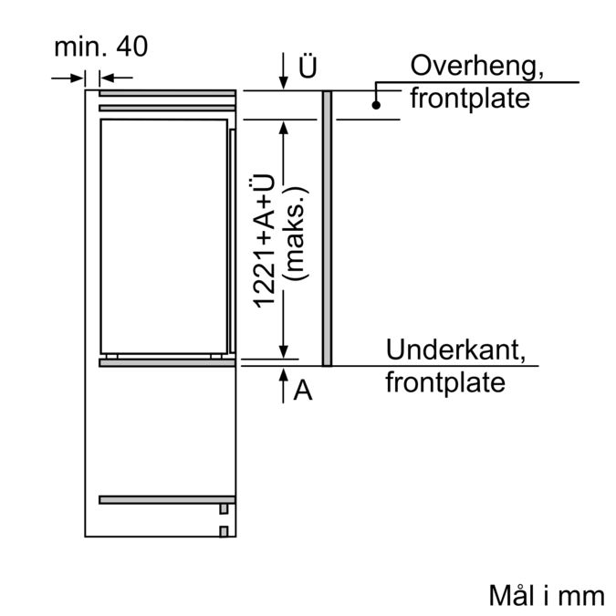 Serie | 6 Integrert kjøleskap 122.5 x 56 cm KIR41AF30 KIR41AF30-5