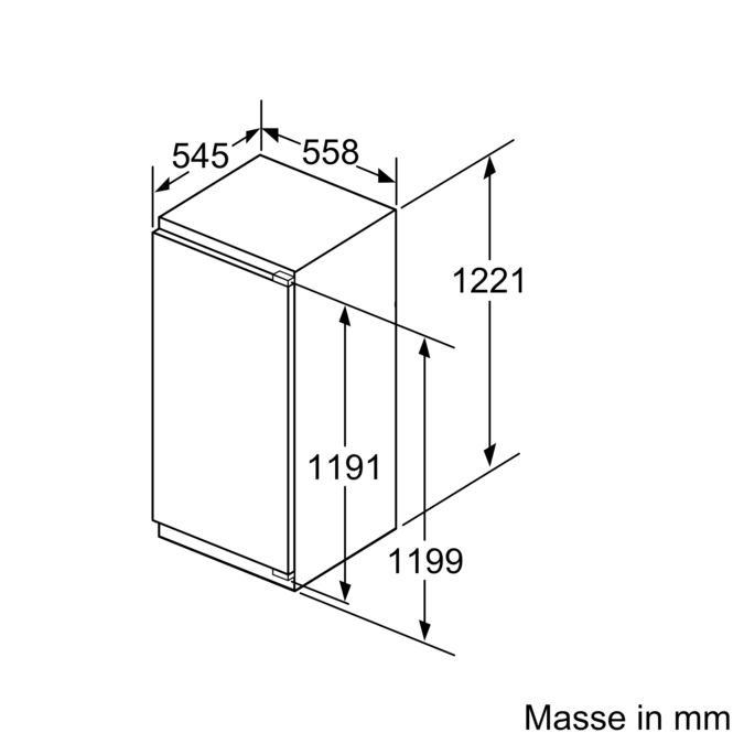 Serie | 8 Einbau-Kühlschrank 122.5 x 56 cm KIF41SD30 KIF41SD30-7