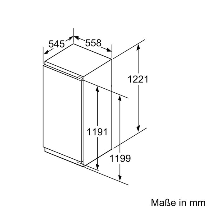 Serie | 6 Einbau-Kühlschrank mit Gefrierfach 122.5 x 56 cm KIL42AF30 KIL42AF30-12