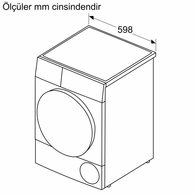 çamaşır kurutma makinesi WTW86260TR WTW86260TR-6
