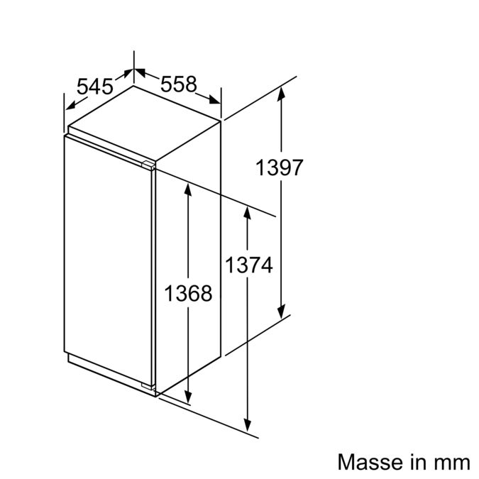 Serie | 8 Einbau-Kühlschrank 140 x 56 cm KIF51SD30 KIF51SD30-8