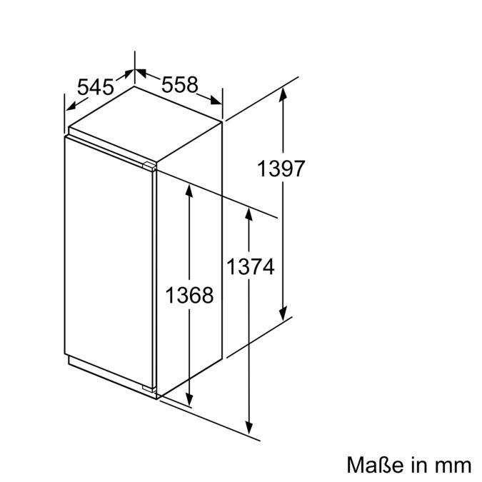 Serie | 6 Einbau-Kühlschrank 140 x 56 cm KIR51AF30 KIR51AF30-5