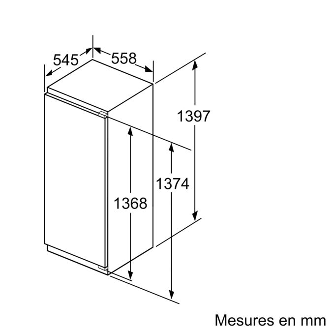 Serie | 8 Réfrigérateur intégrable avec compartiment congélation 140 x 56 cm KIF52AF30 KIF52AF30-5