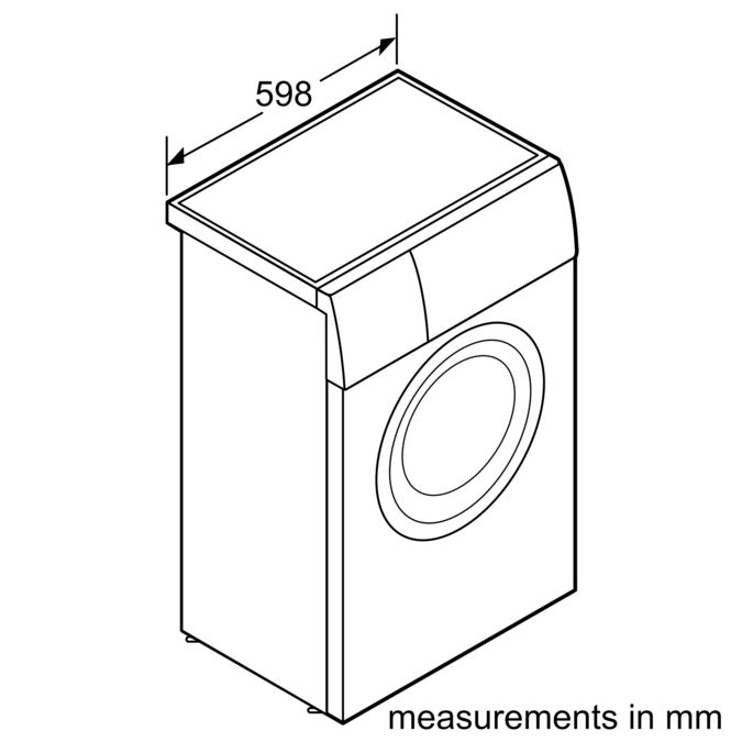 Series 4 washing machine 6 kg 1000 rpm WLJ2016WIN WLJ2016WIN-8