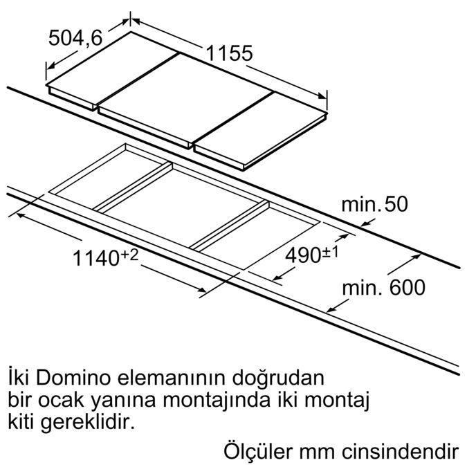 2G, 30 cm, Domino PCD345DEU PCD345DEU-5