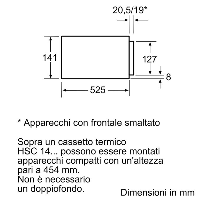 Cassetto accessori acciaio inox HSC140A51 HSC140A51-8