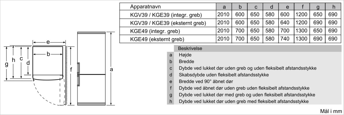 Serie | 6 Køle-/fryseskab inox-easyclean KGE39BI40 KGE39BI40-3