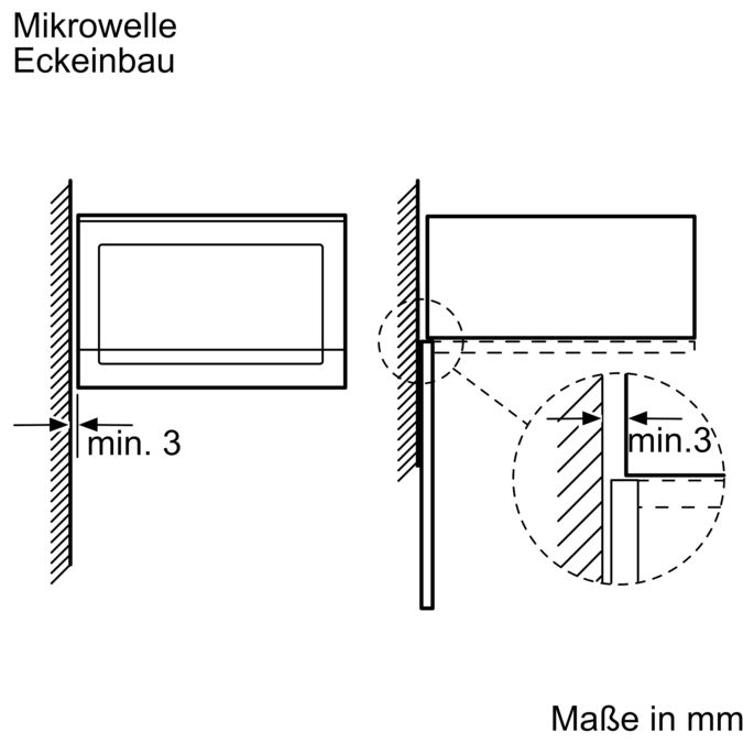 Serie | 6 Einbau-Mikrowelle Schwarz HMT84M664 HMT84M664-6