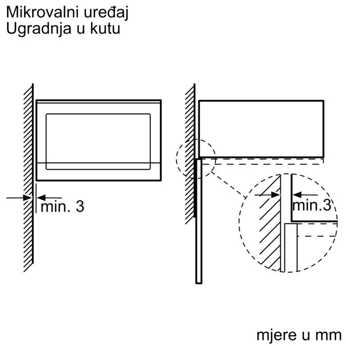Serie | 6 Ugradbena mikrovalna pećnica Nehrđajući čelik HMT84G654 HMT84G654-5