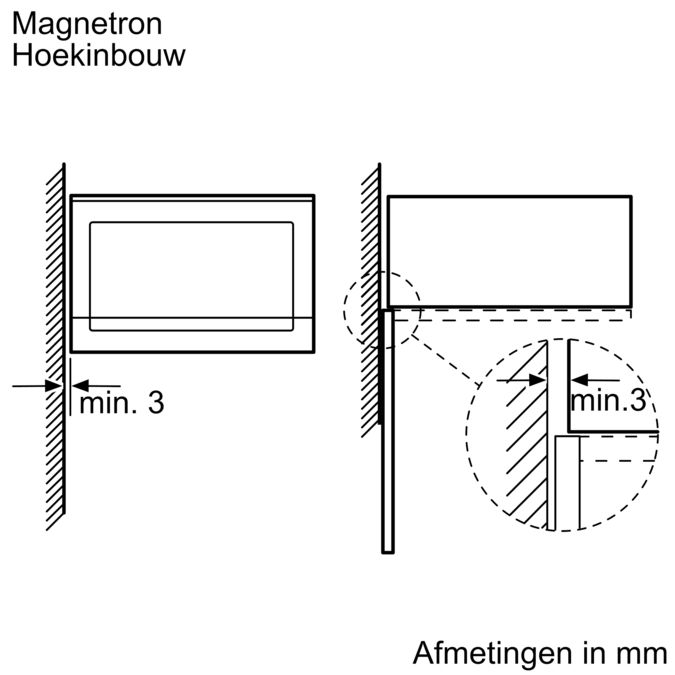 Serie | 6 Inbouw magnetron inox HMT72M654 HMT72M654-6