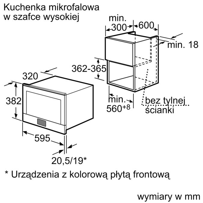 Kuchenka mikrofalowa HMT85ML53 HMT85ML53-7