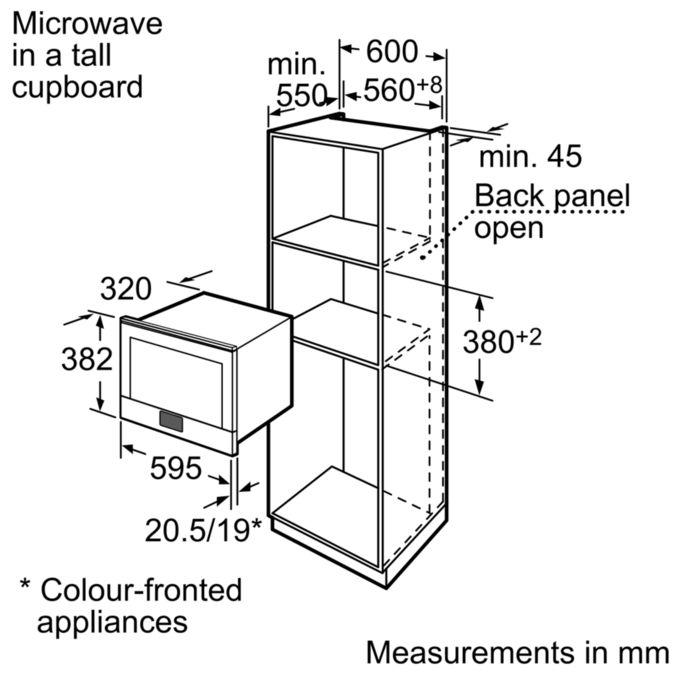 Serie | 8 Microwave oven HMT85ML63B HMT85ML63B-5