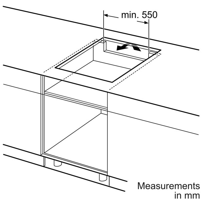 Series 4 Induction hob 60 cm PWP631BB1E PWP631BB1E-7