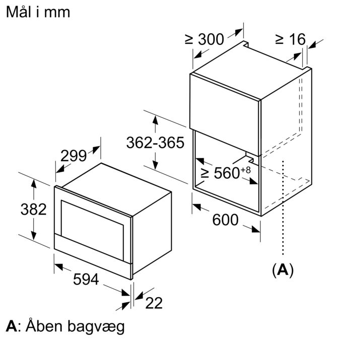 N 70 Mikroovn til indbygning Graphite-Grey C17GR01G0 C17GR01G0-5