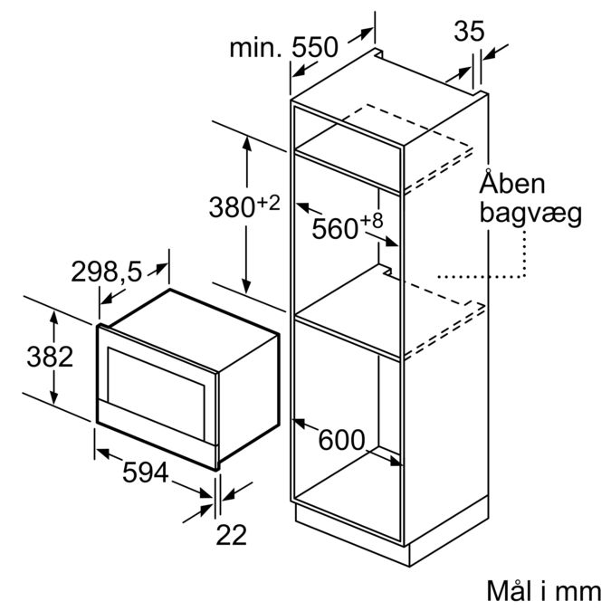 N 70 Mikroovn til indbygning Graphite-Grey C17GR01G0 C17GR01G0-7