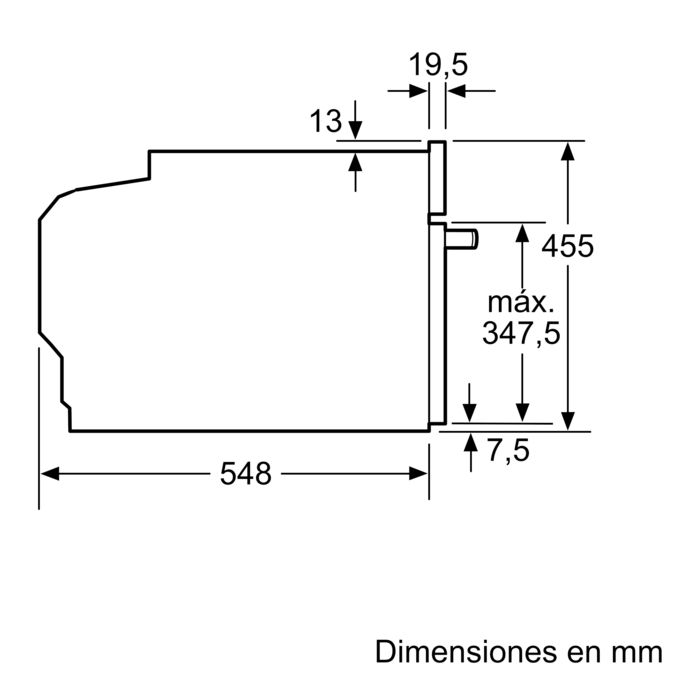 Serie 8 Horno compacto con microondas 60 x 45 cm Negro CMG633BB1 CMG633BB1-10