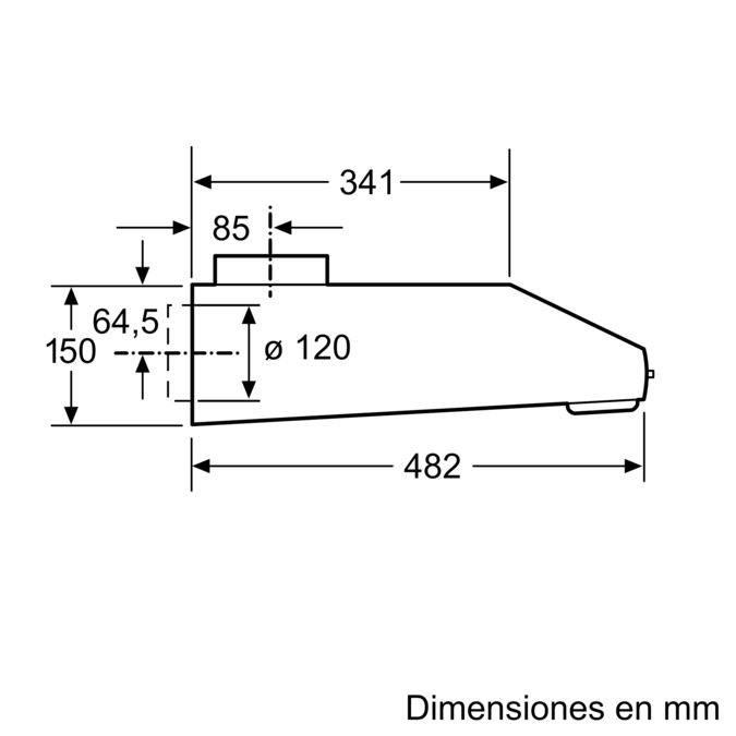 Serie 4 Campana convencional 60 cm Acero inoxidable DUL63CC55 DUL63CC55-8