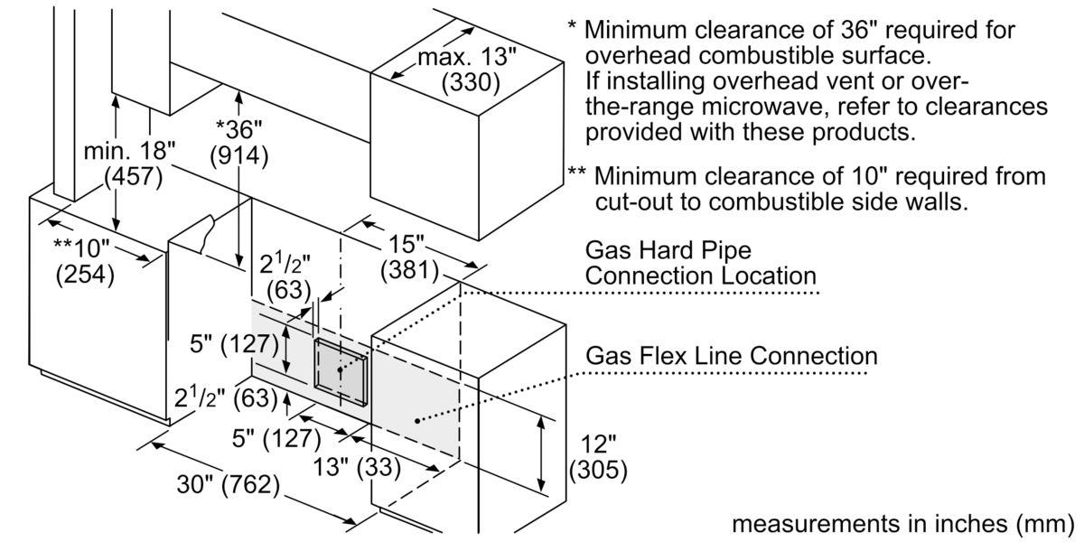 Benchmark® Gas Slide-in Range 30'' Stainless steel HGIP054UC HGIP054UC-10