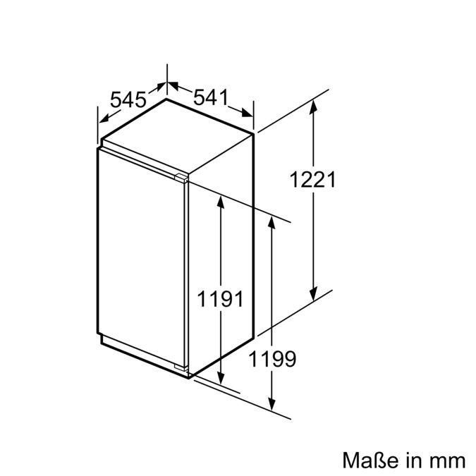 Serie | 4 Einbau-Kühlschrank mit Gefrierfach 122.5 x 56 cm KIL42VF40 KIL42VF40-7