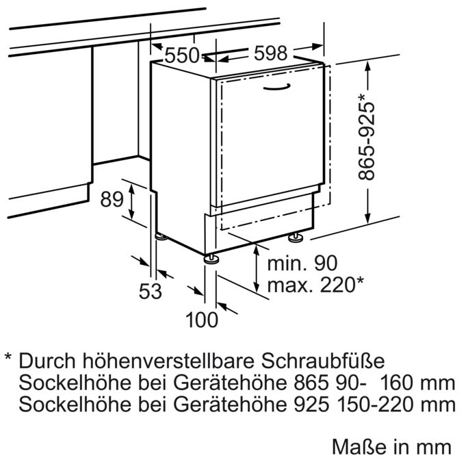 Serie | 4 Vollintegrierter Geschirrspüler 60 cm XXL SBV46IX00E SBV46IX00E-10