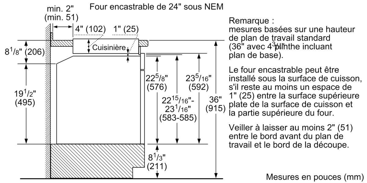 Serie | 6 Table électrique 60 cm avec cadre NET5466SC NET5466SC-7