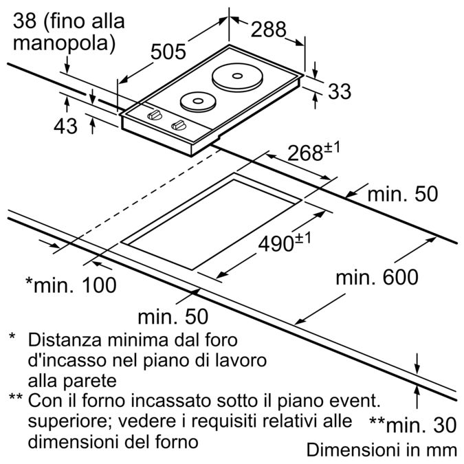 Serie | 2 Piano cottura elettrico domino 30 cm PEE389CF1 PEE389CF1-5
