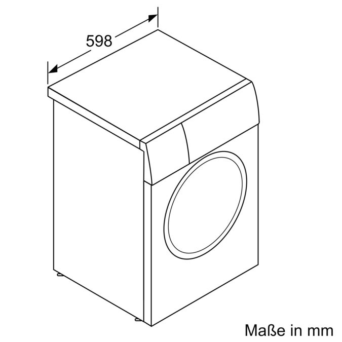 Serie 2 Waschmaschine, Frontlader 7 kg 1400 U/min. WAJ28022 WAJ28022-9