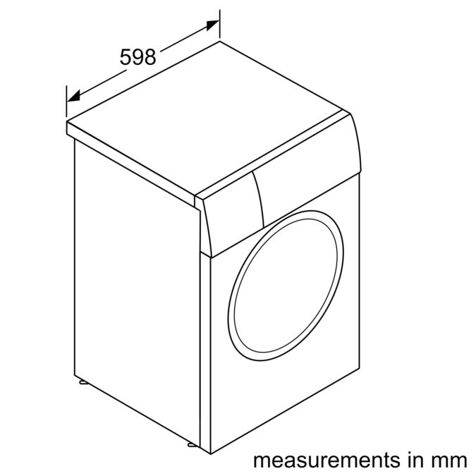 Series 8 Washing machine, front loader 10 kg RPM 1600 WAX32K41AU WAX32K41AU-11