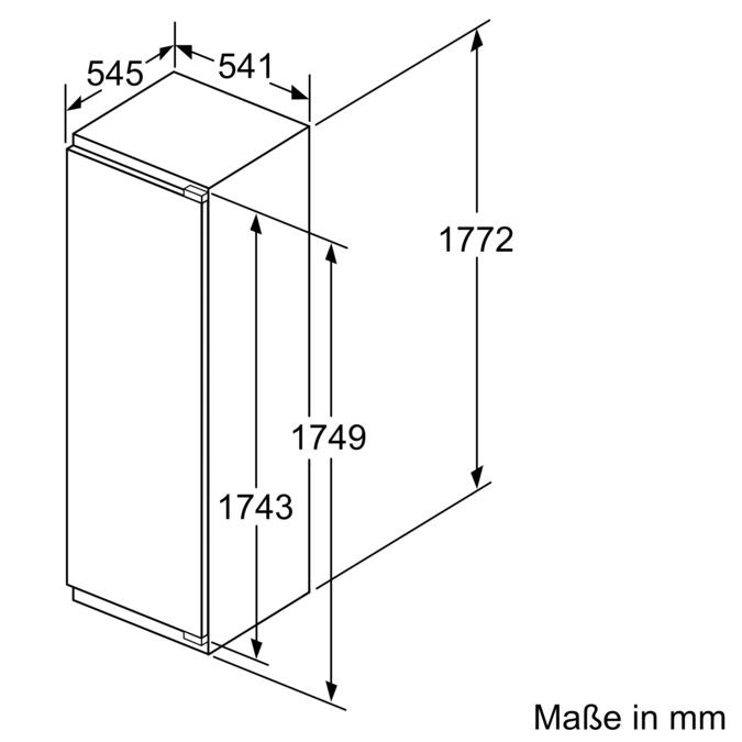 Serie 4 Einbau-Kühlschrank 177.5 x 56 cm Flachscharnier KIR81VFF0 KIR81VFF0-9