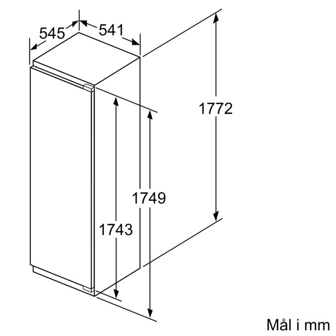 Serie | 4 Integrert kjøleskap 177.5 x 56 cm KIR81VF30 KIR81VF30-6
