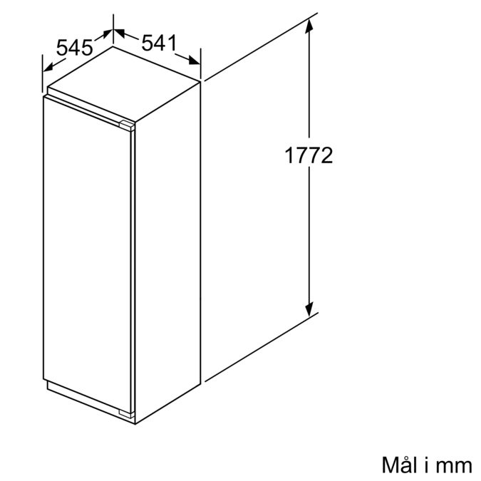 Serie | 4 Integrerbart køleskab med fryser 177.5 x 56 cm KIL82VS30 KIL82VS30-7