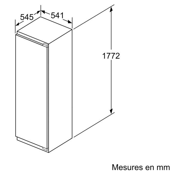 Série 4 Réfrigérateur intégrable 177.5 x 56 cm KIR81VS30 KIR81VS30-5