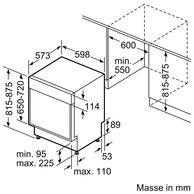 Serie | 4 Unterbau-Geschirrspüler 60 cm weiß SMD50E82CH SMD50E82CH-8