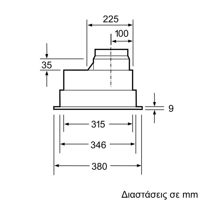 Σειρά 4 Μηχανισμός απορρόφησης 53 cm Ασημί μεταλλικό DHL545S DHL545S-5
