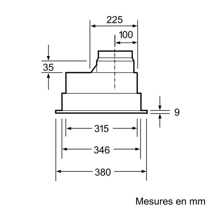 Serie | 4 Composants du ventilateur Argent métallisé DHL555BCH DHL555BCH-8
