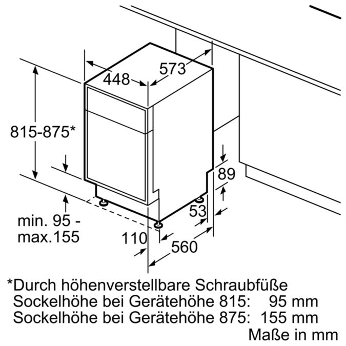 Serie | 4 Unterbau-Geschirrspüler 45 cm Braun SPD50E94EU SPD50E94EU-8