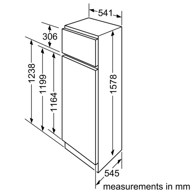 Serie | 4 Réfrigérateur-congélateur KID28A30 KID28A30-3