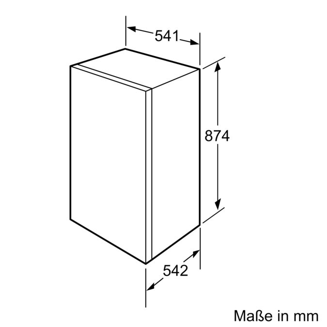 Serie 2 Einbau-Kühlschrank mit Gefrierfach 88 x 56 cm Schleppscharnier KIL18V20FF KIL18V20FF-7
