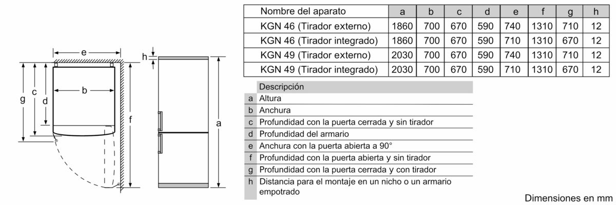 Serie 4 Frigorífico combinado de libre instalación 203 x 70 cm Acero cepillado antihuellas KGN49XIEA KGN49XIEA-5