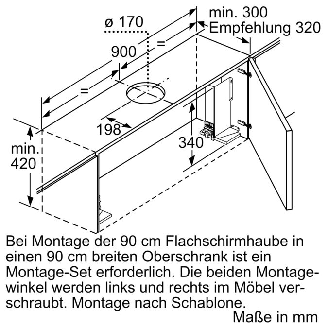 Serie | 6 Flachschirmhaube 90 cm Edelstahl DFR097T50 DFR097T50-9
