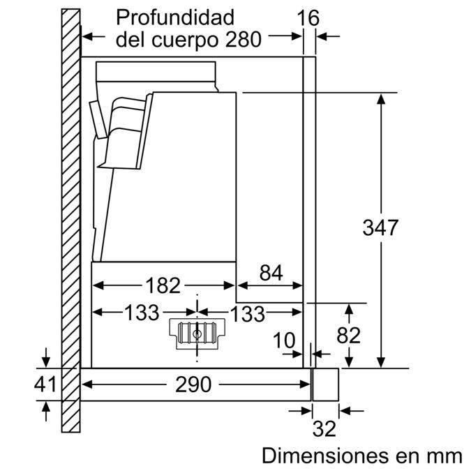 Serie 8 Campana telescópica 90 cm Acero inoxidable DFS097K51 DFS097K51-13