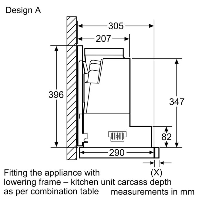 Lowering frame DSZ4960 DSZ4960-10